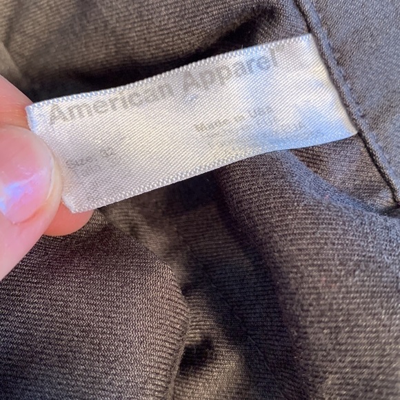 Charcoal Gray American Apparel Dress Slacks Size 32 - Picture 2 of 7